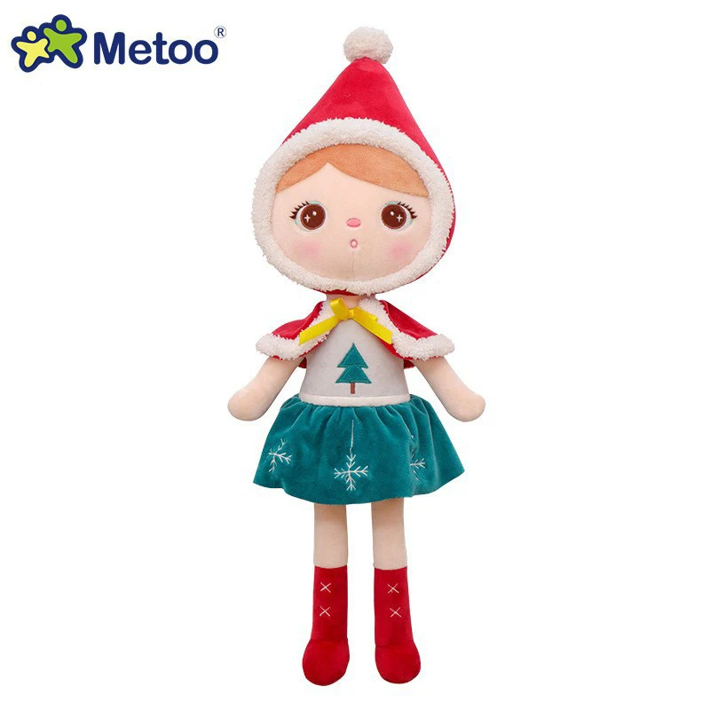 Original Metoo Christmas Keppel Dolls Cute Plush Doll Decor Ornament Companion Stuffed Toy Christmas Holiday Gift for Kids Girls