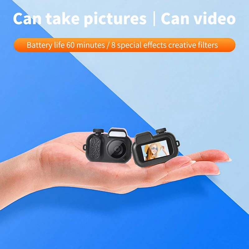 

New Student Digital Camera HD Campus Portable Small Photo Taking Thumb Small Camera with Adjustable Focus-A74P