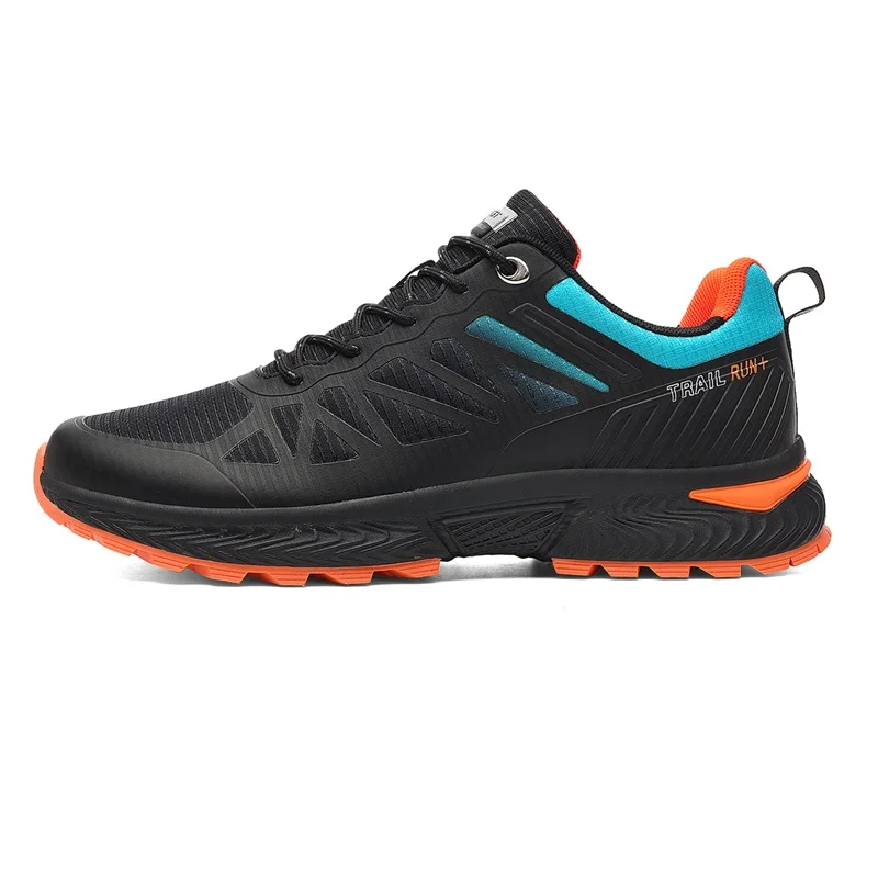 Zapatillas de senderismo transpirables para hombre, calzado resistente al agua con soporte para el arco, talla grande