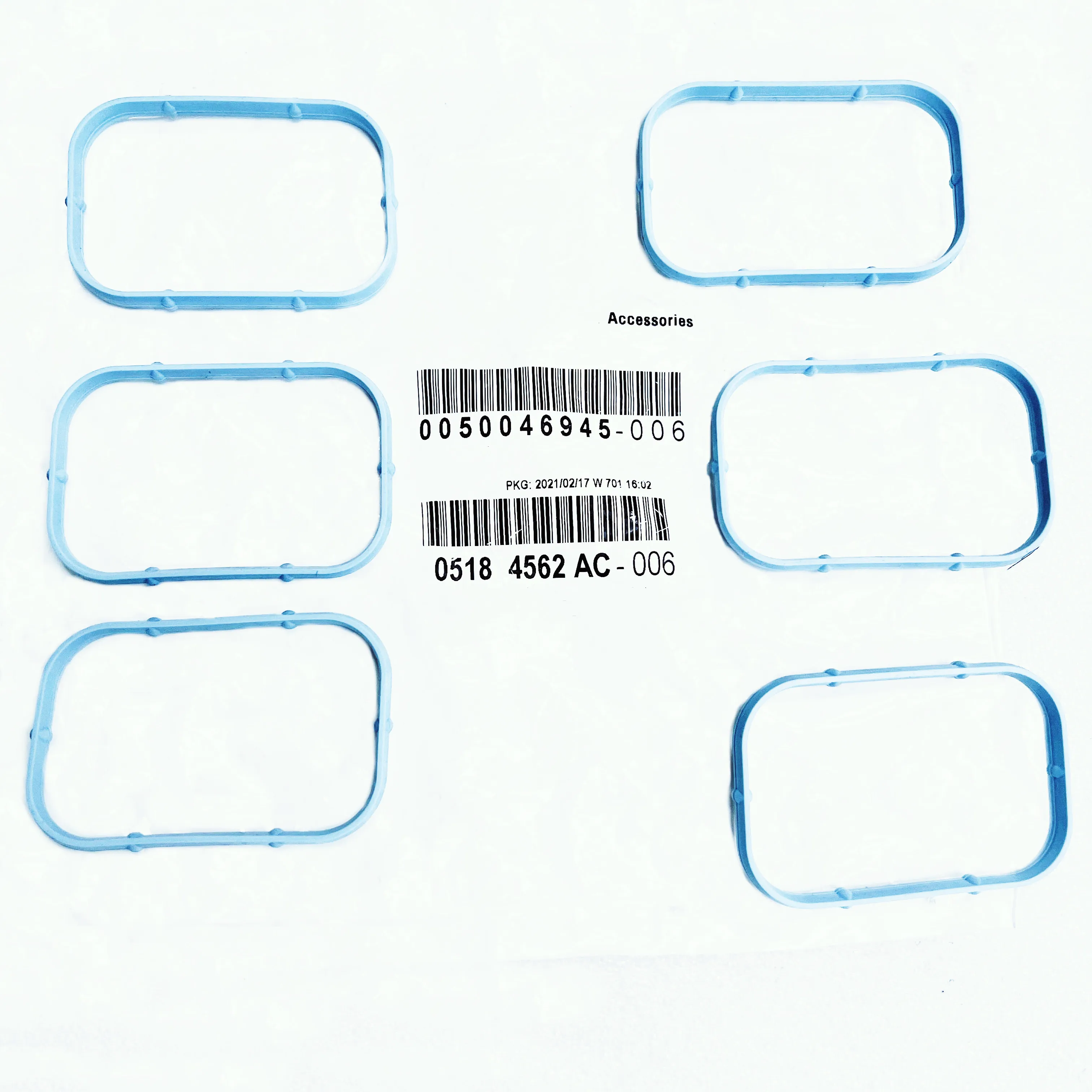 

Original Intake Manifold Gasket (Upper, Lower) 5184562AC, 5184331AC, Suitable For: 3.0L, 3.6L, Wrangler, Grand Cherokee, Dodge