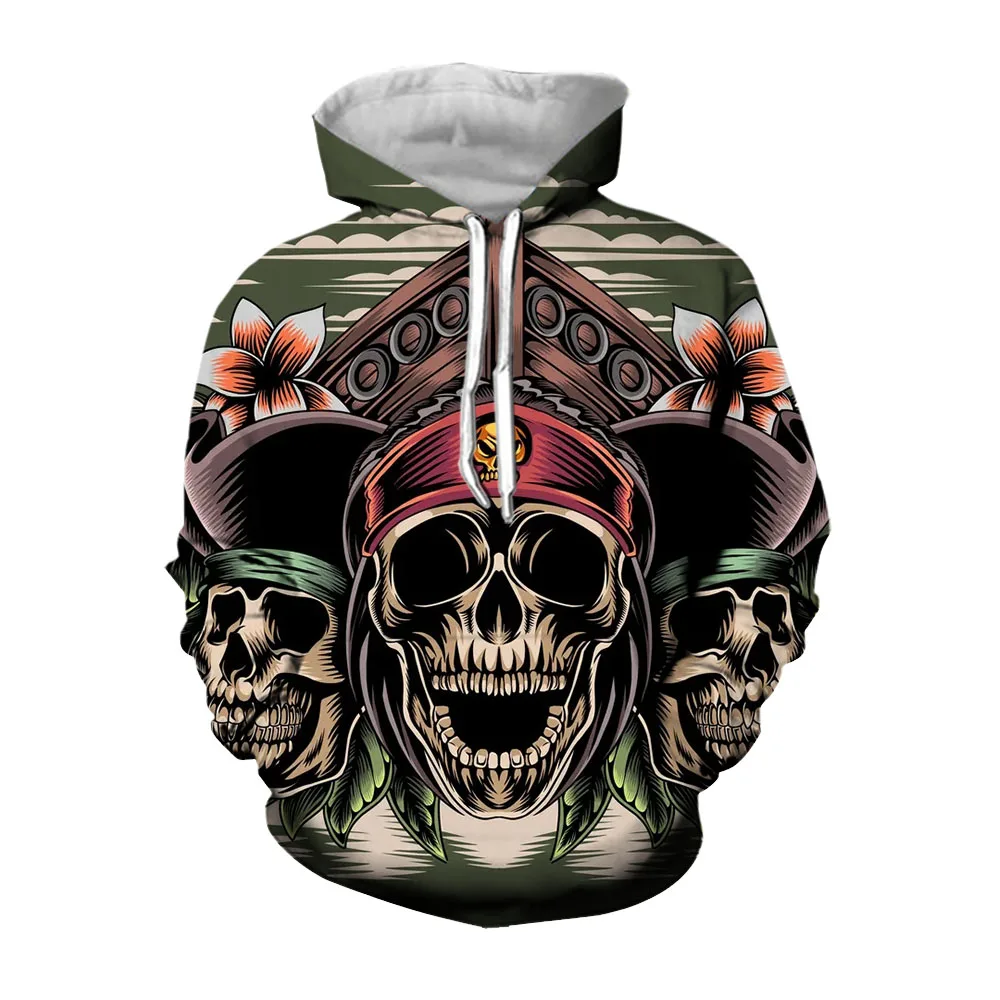 Jumeast 3D Halloween Demonic Hoodie Men Clothing Fashion Streetwear Mens Loose Comfortable Hoodies Oversize Casual Clothes Coats