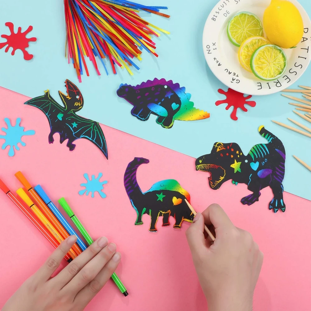 12 pezzi di dinosauro cartone  - Art Craft Dinosaur recensione e prezzo