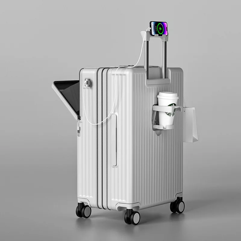 

Luggage female, multi-function password box, extended front, open tie rod, student