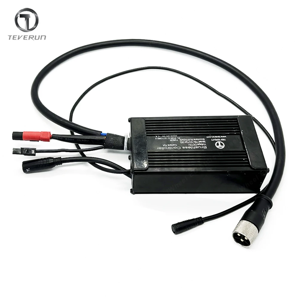 Official Teverun 72V 70A Sine Wave Controller for 2024 Newest Version Teverun Fighter Supreme 7260R with PKE GPS Function