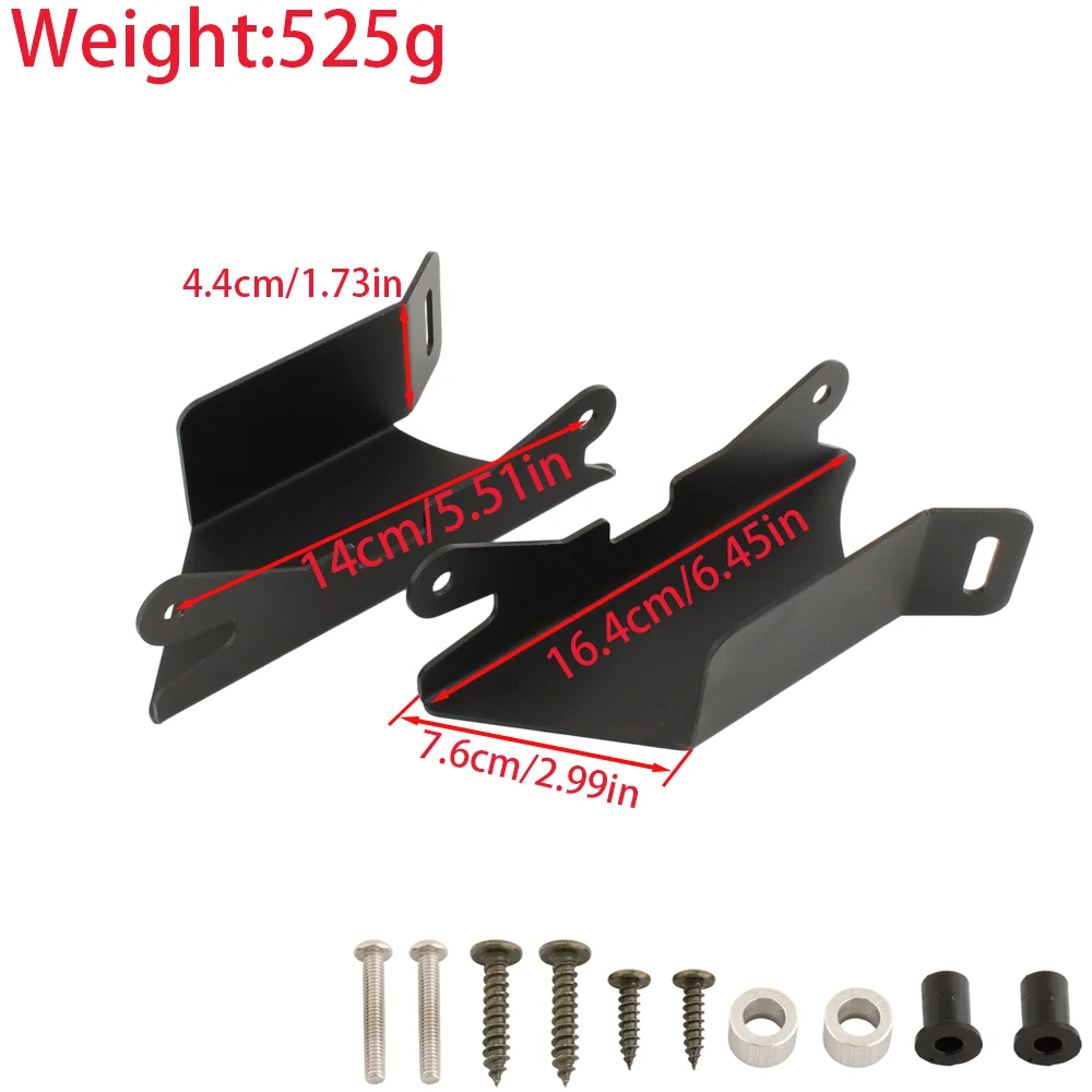 Motorcycle Spotlight Bracket Holder Auxiliary Fog Light Driving Light Mount For Yamaha XMAX 300 2018 2019 2020 2021 2022-2026