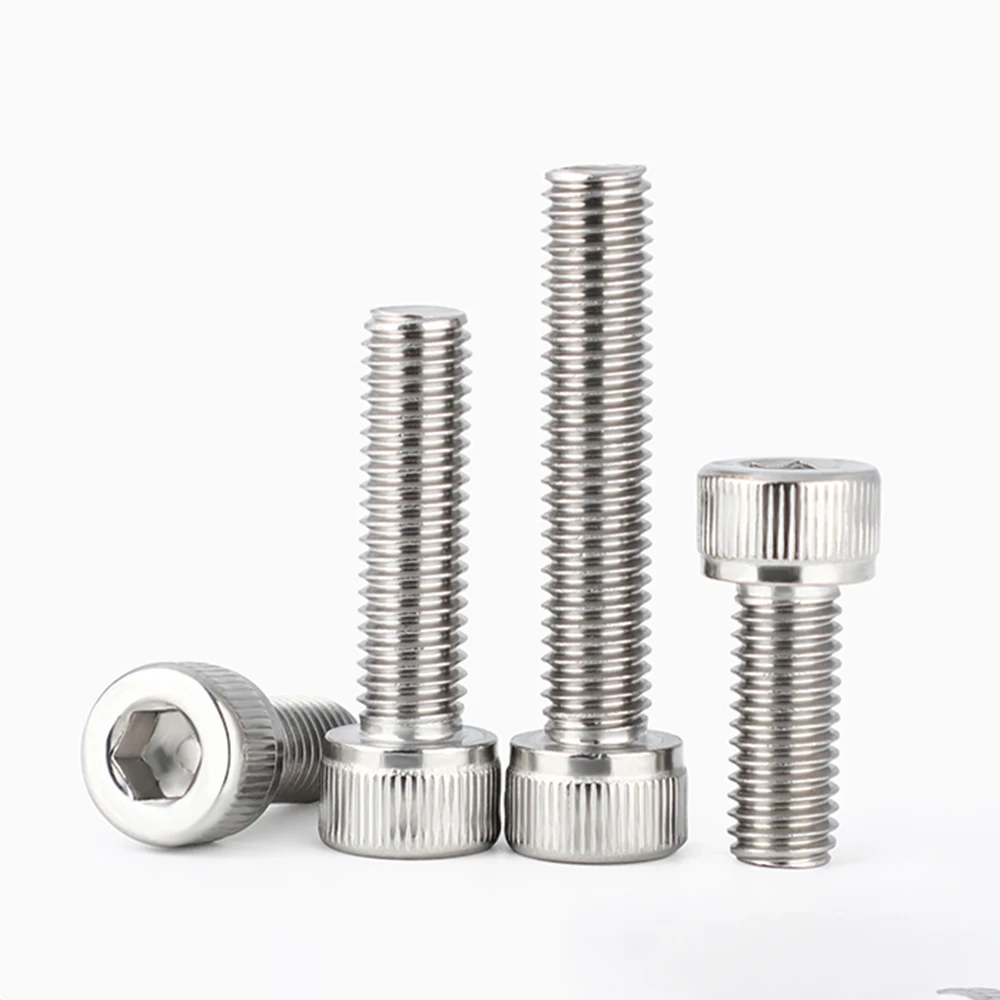 DIN912 A4-70 316 Stainless Steel Hexagon Socket Head Cap Screws Hex Cylindrical head Bolts 10pcs M5 M6 M8 8/10/16/20/25/30/150mm