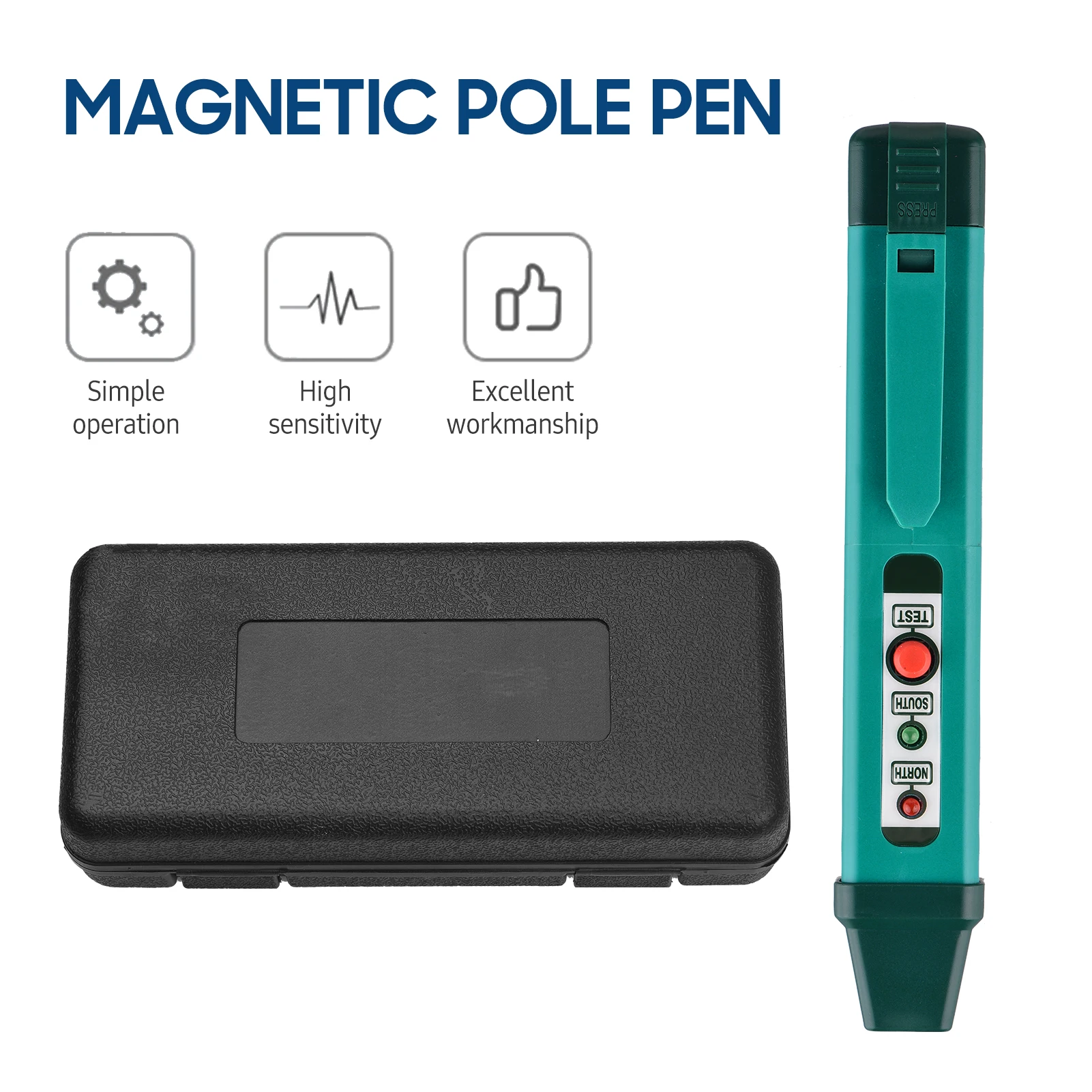 Magnetic Pole Pen Polarity Tester N/S Pole Detector North South Magnetic Pole Identifier Magnet Detector Magnetic Field Tester