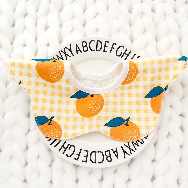 Baby Bibs Baby Feeding Bibs Cotton Petal Infants Print Crepe Saliva Towel Newborn Toddler Soft Burp Cloth Kid Bib