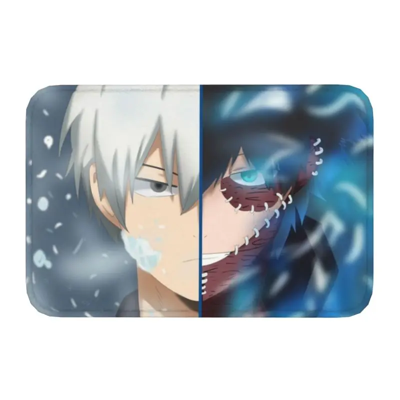 Пользовательский шото Тодороки и Dabi Blueflame, коврик, противоскользящий кухонный ковер My Hero моя геройская академия, для ванной, 40*60 см
