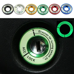 Luminous Key Ring Decor Ignition Switch Protective Sticker for Volkswagen VW Passat Bora POLO GOLF 4 5 6 Jetta MK5 MK6 Tiguan