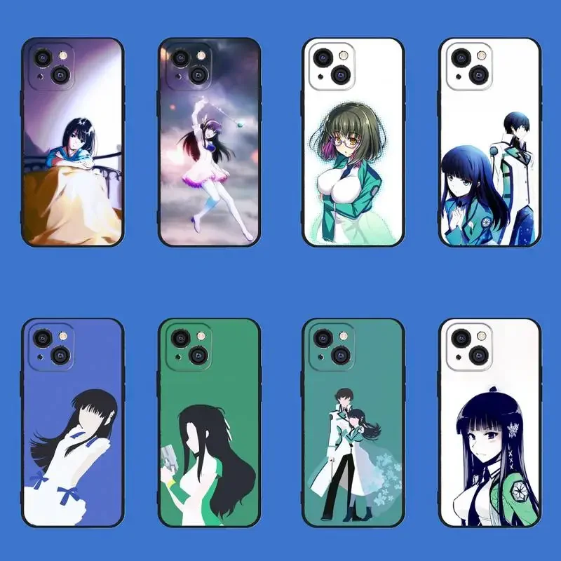 

Mahouka Koukou No Rettousei Phone Case For iPhone 11 12 Mini 13 14 PRO XS MAX X XR 6 7 8 Plus Black Shell