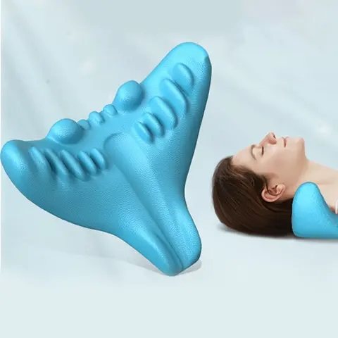 빼다 뒷목 어깨 승모근 이완 경추 지압마사지 안마 베개