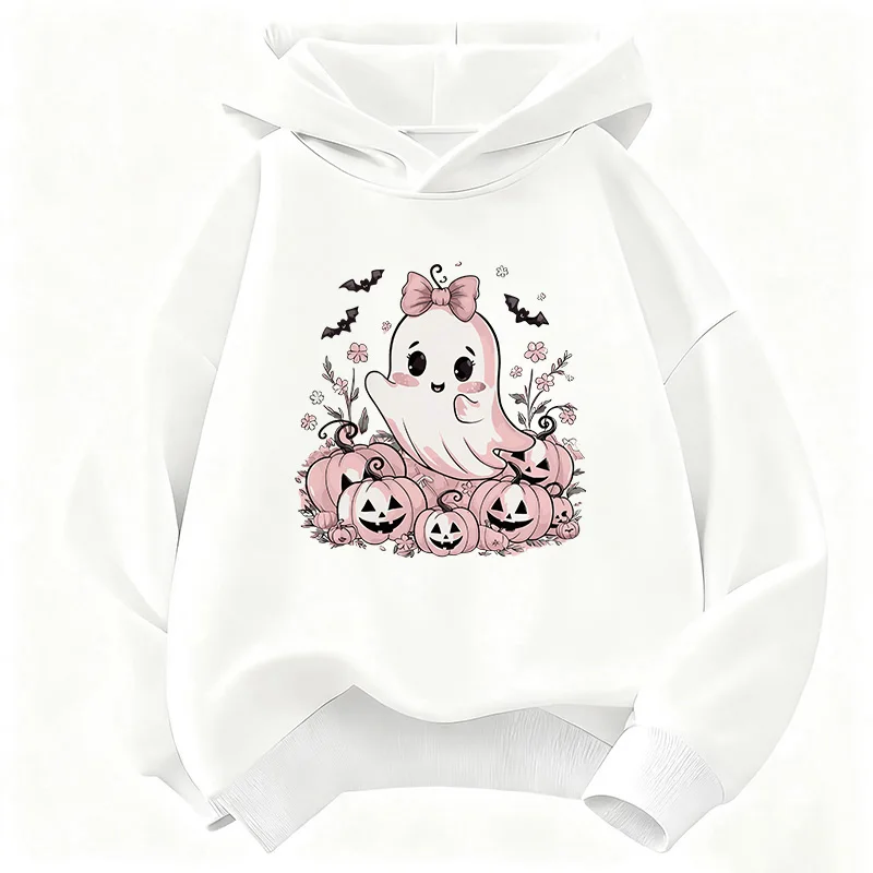 Bequemer, warmer Kapuzenpullover für Kinder mit Blumenmuster, niedlicher Hoodie für Jungen und Mädchen, lässige Kapuzenpullover mit langen Ärmeln.
