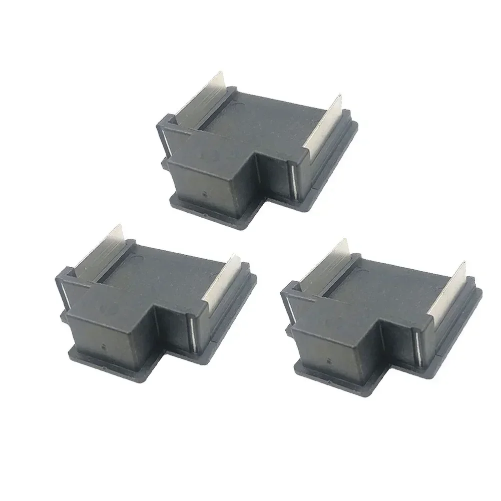 3pcs/set Connector Terminal Block Black Replace Battery Connector Accessories Fit For Makita Battery Adapter