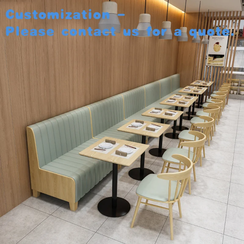 

custom.Cheap Price Booths Restaurant Furniture with Dining Table and Chair