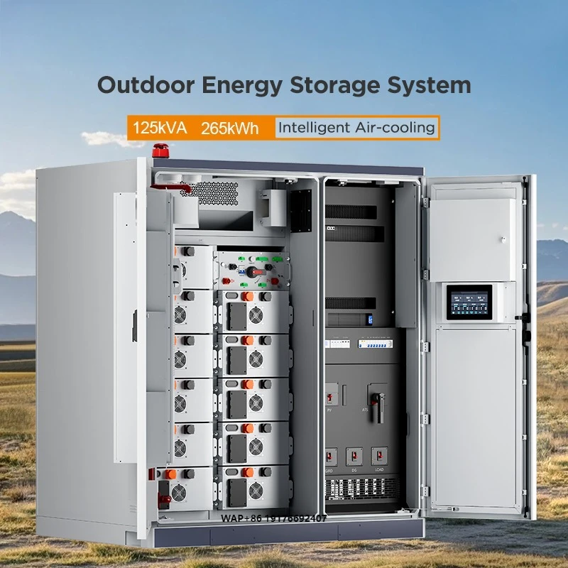 Dawnice Commercial Solar System 100KWH to 265KWH Lithium Ion Batteries Pack Hybrid Grid Connection Energy Storage System