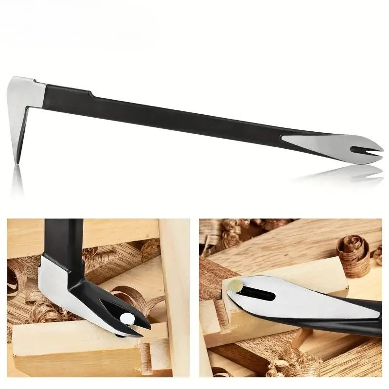 Ferramentas Multifuncionais Pry Bar Crow Extrator de Unhas Removedor de Extrator Aço Carbono Doméstico Removendo e Carpintaria 12 Polegadas 10 Polegadas Polegadas