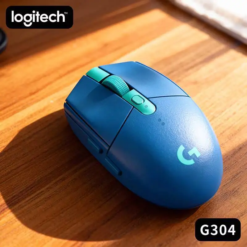 

Беспроводная игровая мышь Logitech G304, сенсор HERO 12000 DPI, без задержек, 6 кнопок, долговечная батарея