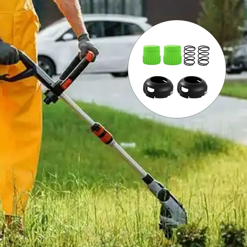 Trimmer Cap and Spring Kit Compatible with For 15 Inch Lawn Mowers STFor 1500F STFor 1500SF STFor 1500XY STFor 1500S STFor 1500