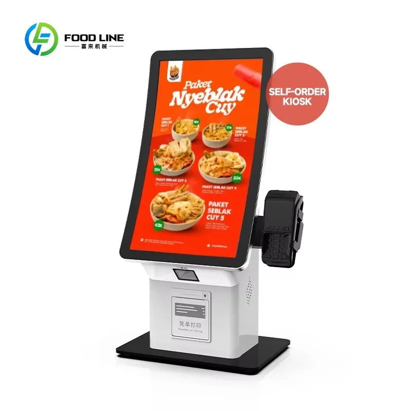

Customized Self-Service POS Kiosk - Windows Interactive Touch Screen Payment Terminal with SDK & Self-Checkout