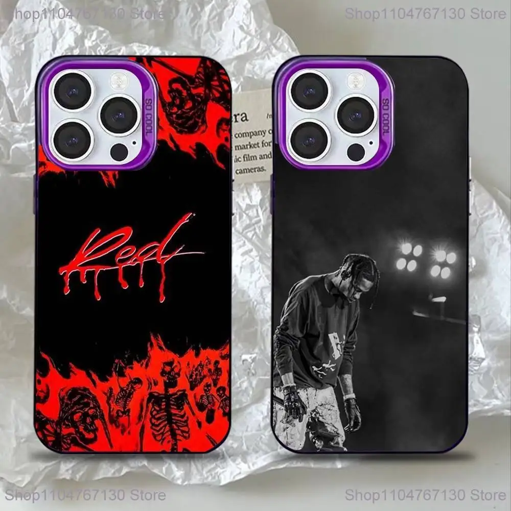 

Rapper Playboi Carti Music Phone Case For iPhone 16,15,14,13,12,11,Mini,Pro,SE,MAX Purple Matte Silicone Cover