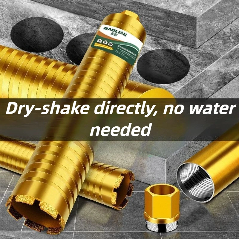 ดอกสว่านเพชรขนาด 370 มม. สำหรับงานมืออาชีพ อุปกรณ์เสริมดอกสว่านแบบเปียกและแห้ง ใช้ได้ทั้งงานไม้และเจาะผนัง