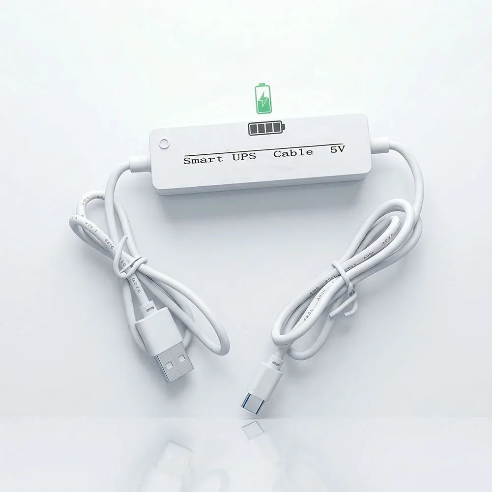5V 2A UPS Backup for Security Camera Installations Featuring Type-C Port Wide Voltage Input and Seamless Power Handover