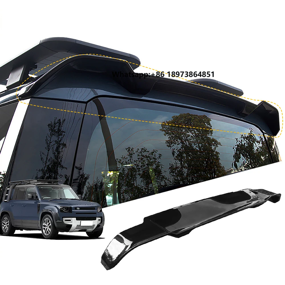 

For Land Rover Defender Car Rear Roof Spoiler Exterior Accessories Rear Wing Carbon Trunk Spoiler Defender 2020-2025