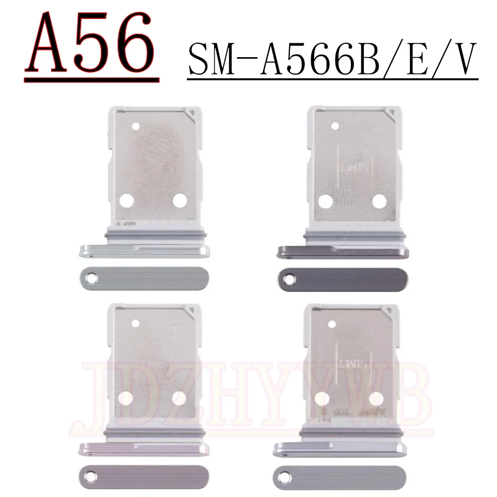 Sim Card Reader Holder Dual Chip Tray Holder Slot Adapter For Samsung Galaxy A56 A566B A566E A566V