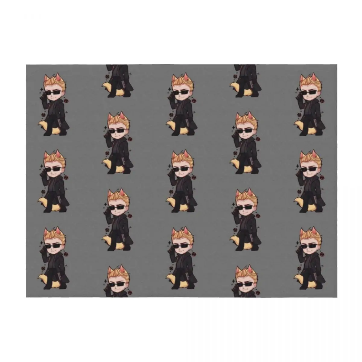 

albert wesker chibi Throw Blanket Personalized Gift Custom Plaid Decorative Throw Blankets