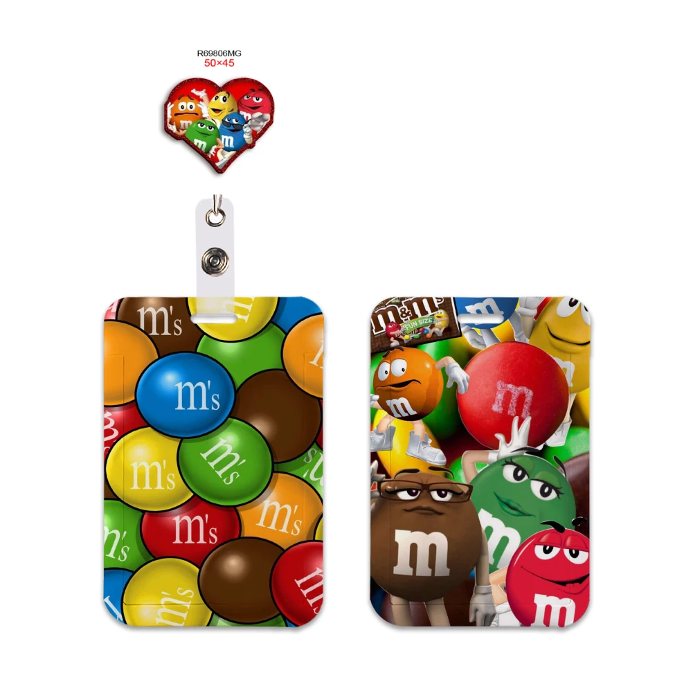 

Новый брелок-шнурок с дизайном в виде конфет, держатель для ID-карт, проездных, студенческих пропусков, подарки, аксессуары для ключей