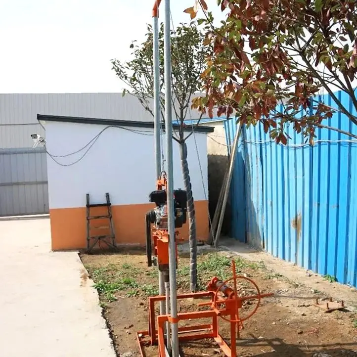 

Customized High Efficiency Hydraulic Water Well Drilling Rig Wheeled Crawler 22HP Precise Positioning 100m 150m 180m