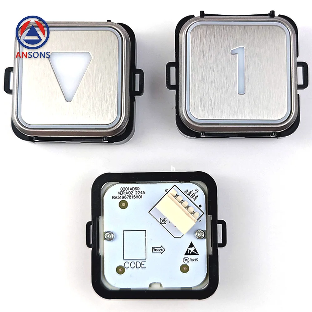 KM51967815H01 KM51967816H01 4012000228V1.2 كوني مصعد مربع زر Ansons قطع غيار المصاعد #1