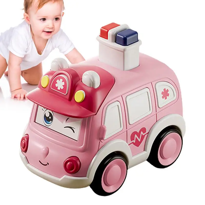 Pull Back Cars Toy Car Cartoon Pullback Cars Funny Vehicle Toys With Changeable Faces For Living Rooms Kindergartens Tables