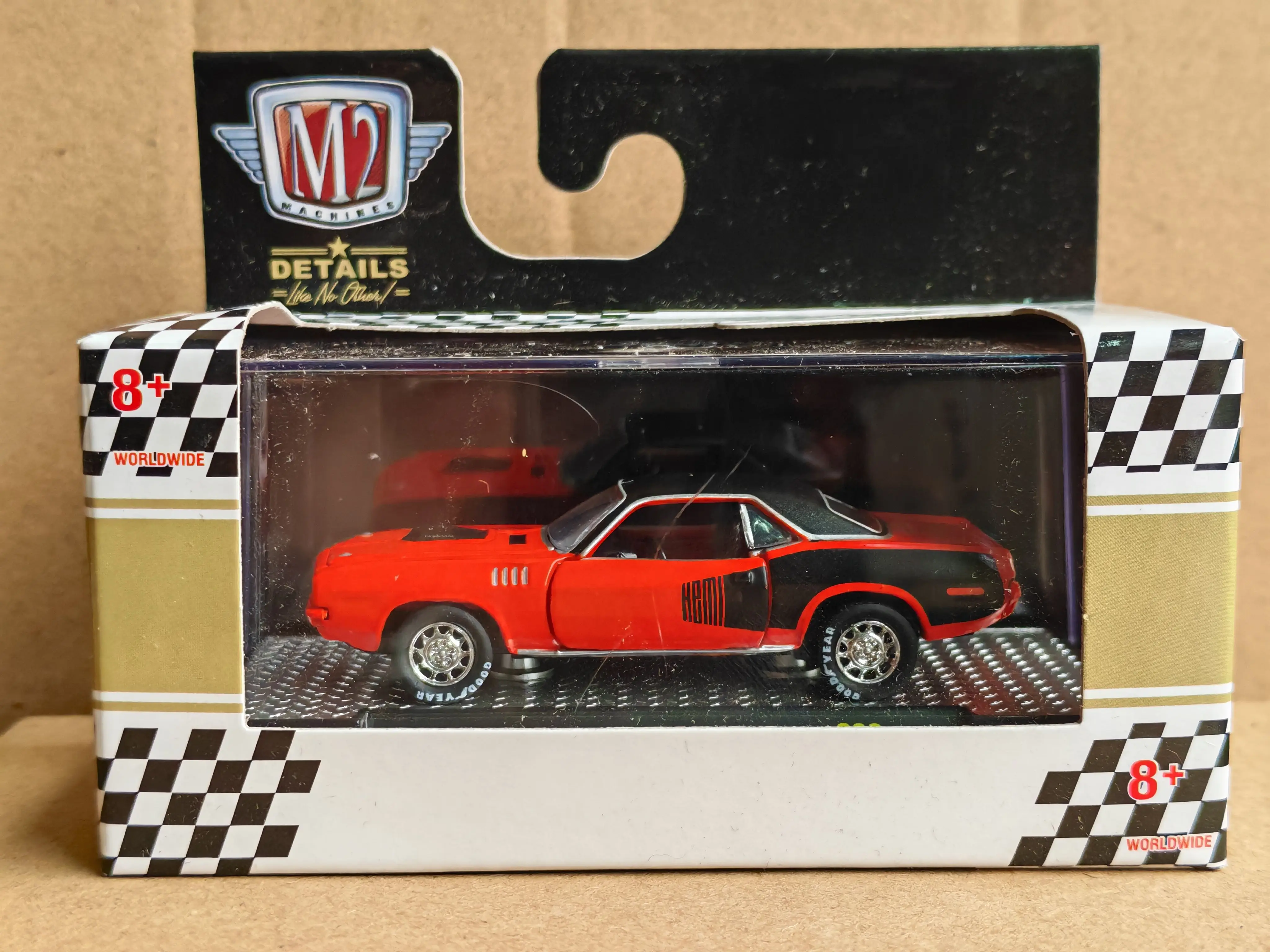 M2 machines 1/64 Ford Mustang Mercury Datsun Die-cast alloy car model collection display child gift