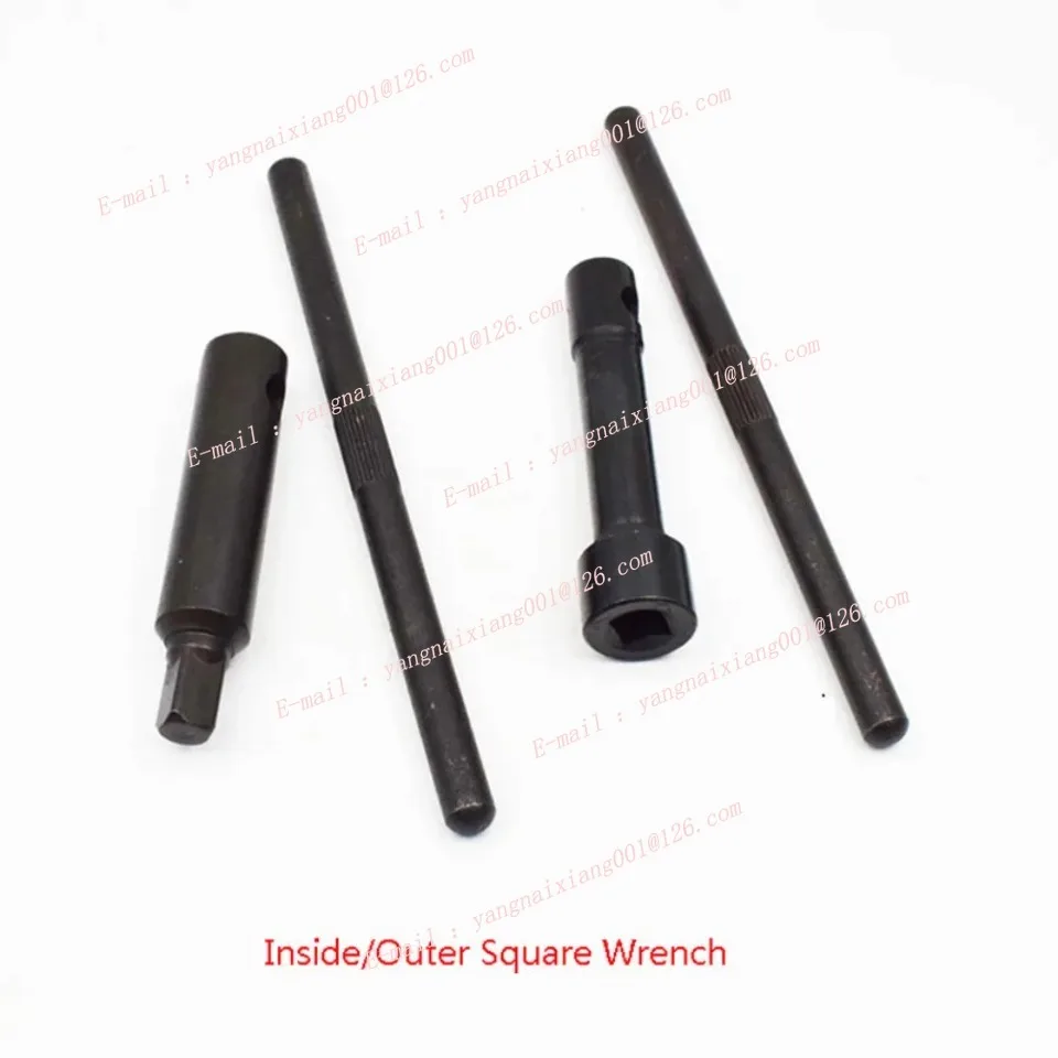 1PC New T-Handled Square Nut Wrench Lathe Accessories Tool Holder Wrench Three Claws Chuck Wrench Inside/Outer Square Wrench