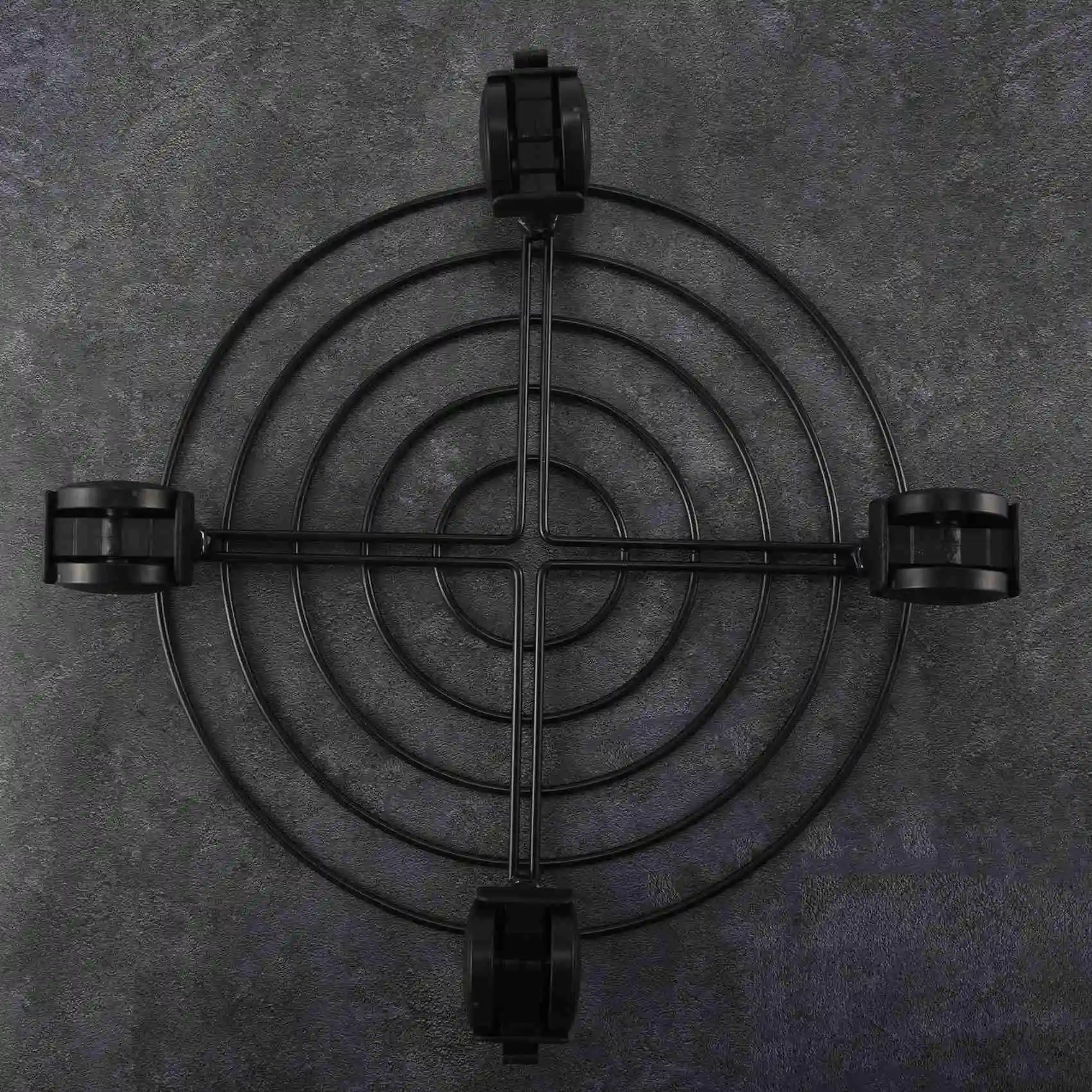 

Luckshopping металлическая подставка для цветочного горшка, тележка Caddy на колесах, инструменты для дома и сада