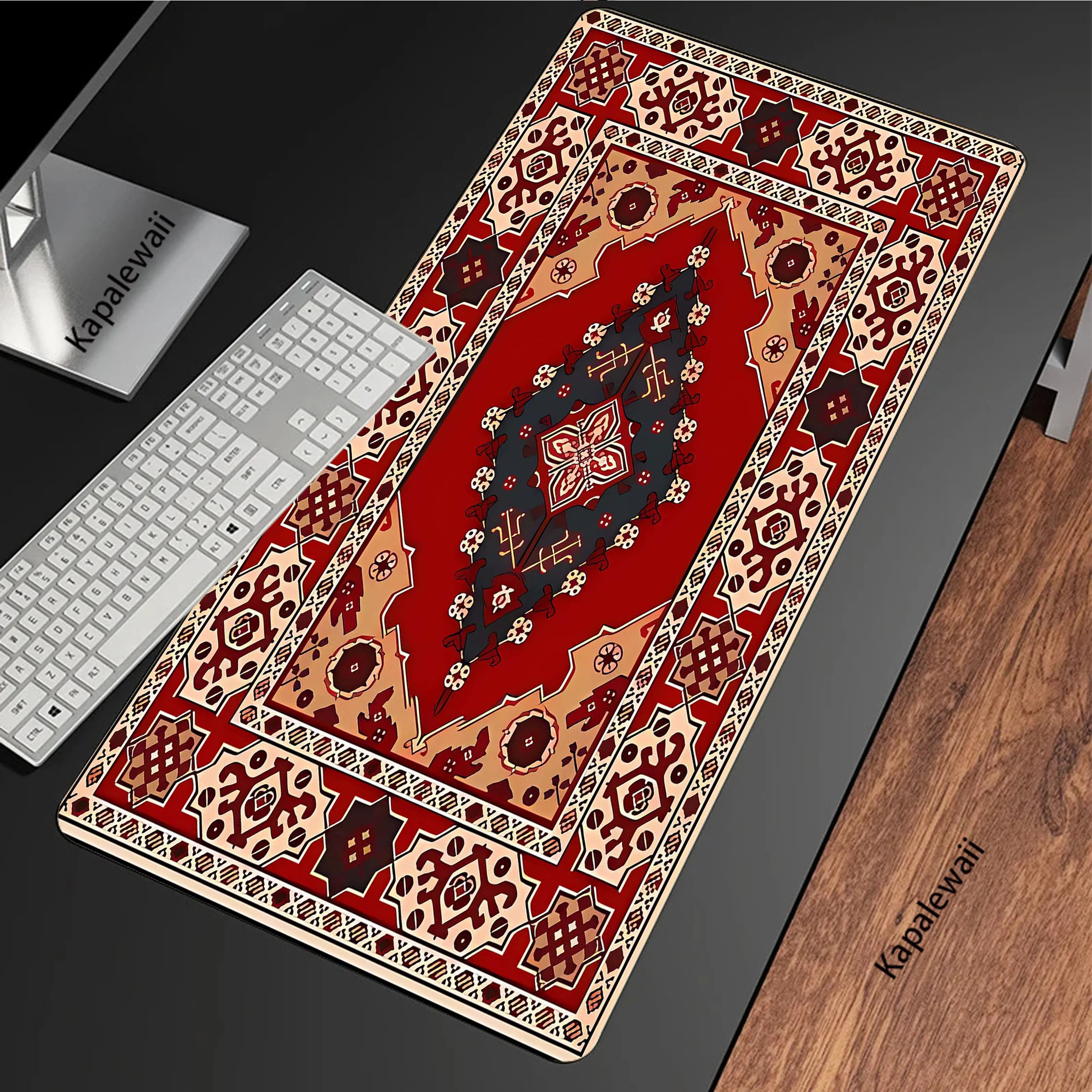 

Persian Extended Mouse Pad Notebook Office Mousepad Gaming Speed Keyboard Pads Locking Edge Table Carpet Computer Gamer Desk Mat