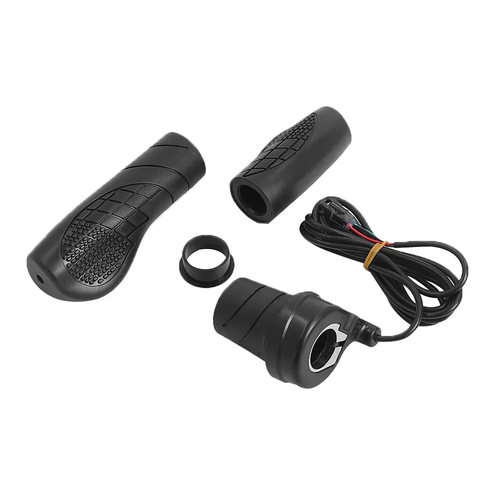 Electric Bicycle Right Handle for E-Bike Electric Scooter Throttle WP/SM Connector 36V 48V 72V Half Handle Twist Throttle