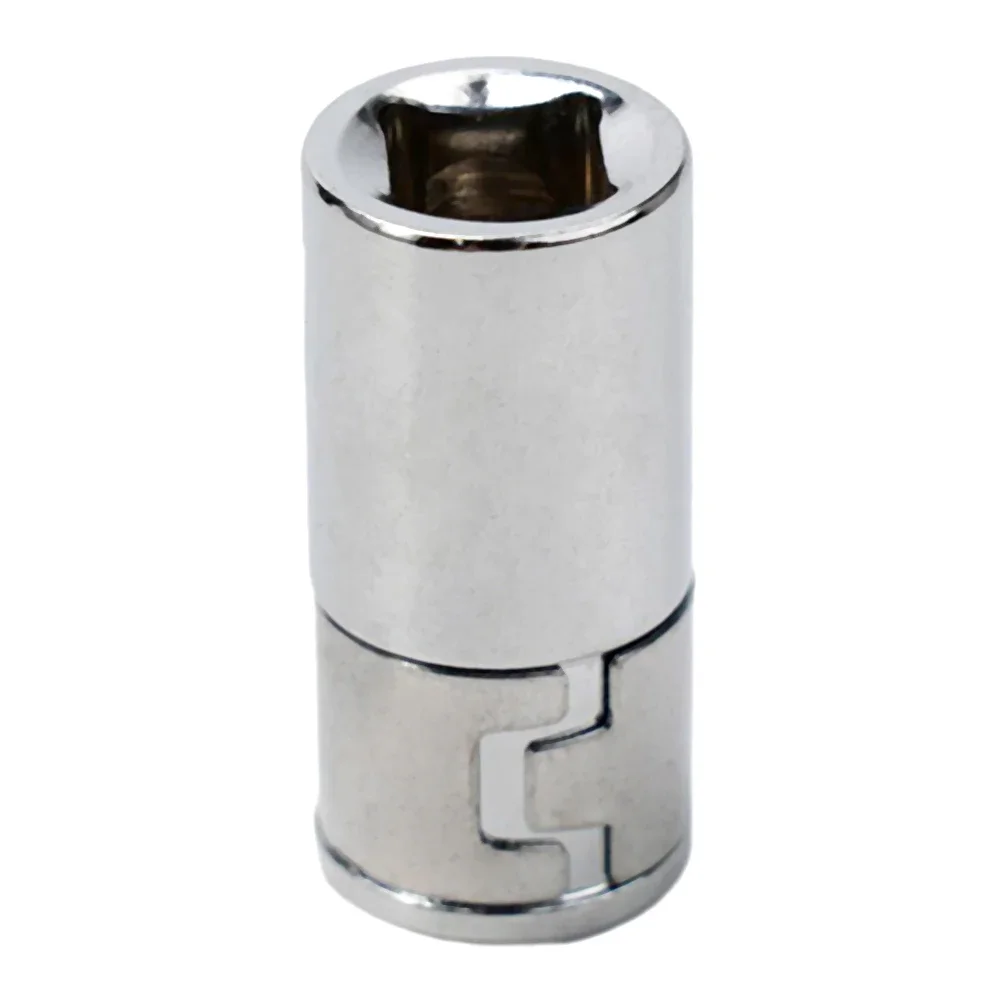 Socket Adapter Square Drive Hex Shank Bits Converter Screwdriver Holder Chrome Vanadium Steel Bushing Hand Tools Accessories