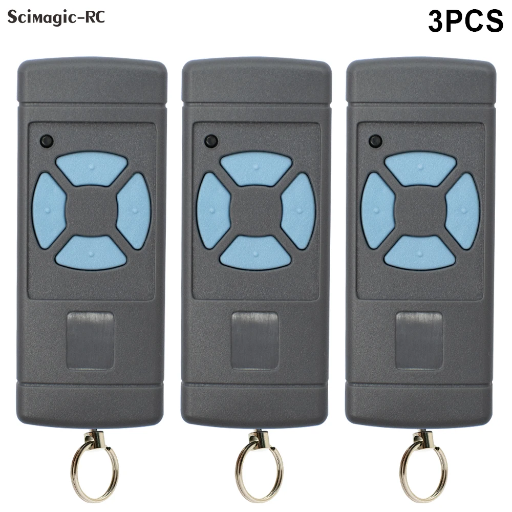 

3PCS Blue Button Garage Door Remote Control Compatible With HORMANN HS2 HSE4 HSM2 HS4 HSE2 HSM4 868.35MHz Gate Opener Keyfob