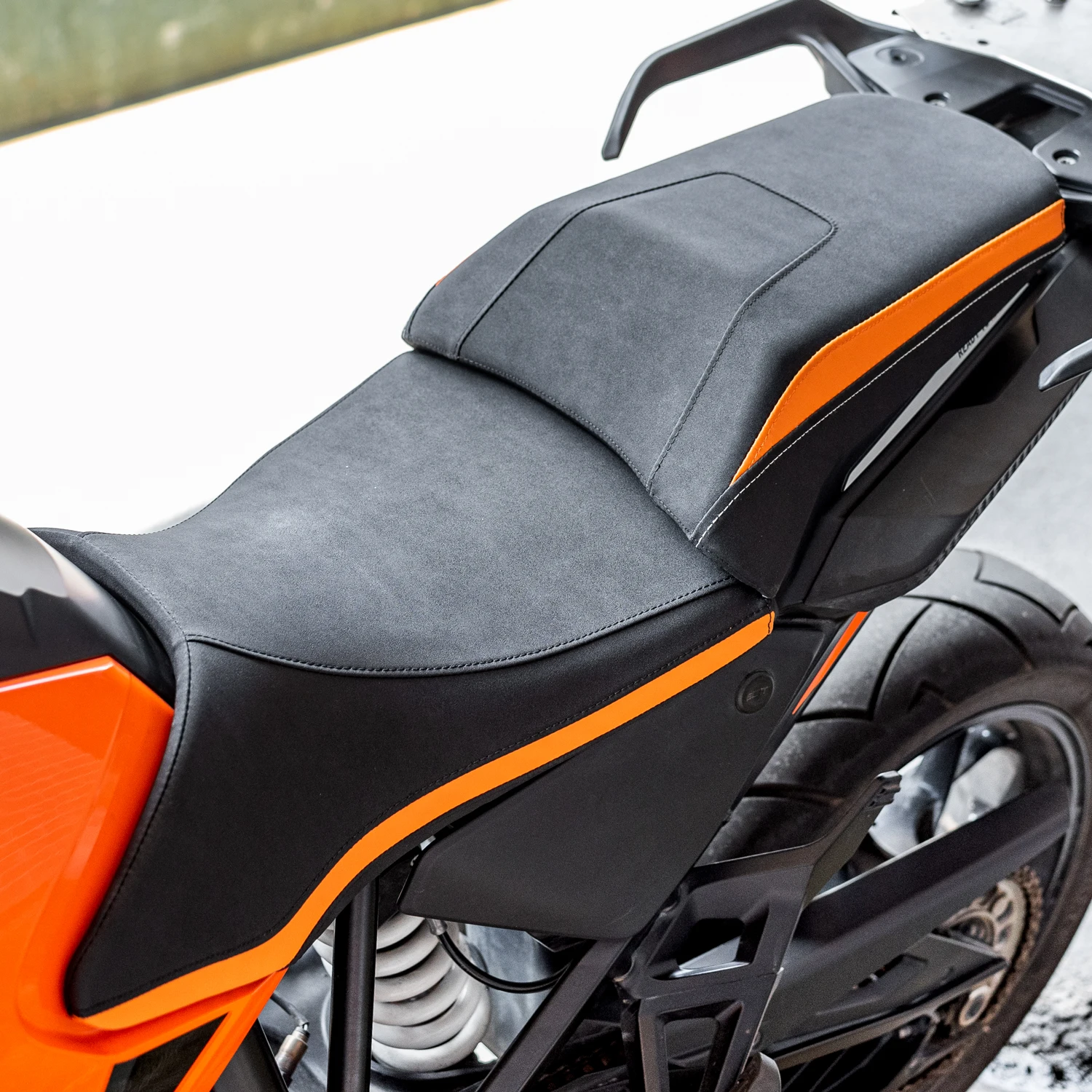 Capa de assento do passageiro da motocicleta para ktm 1290 super aventura s 2021-2024 almofadas do assento traseiro acessórios