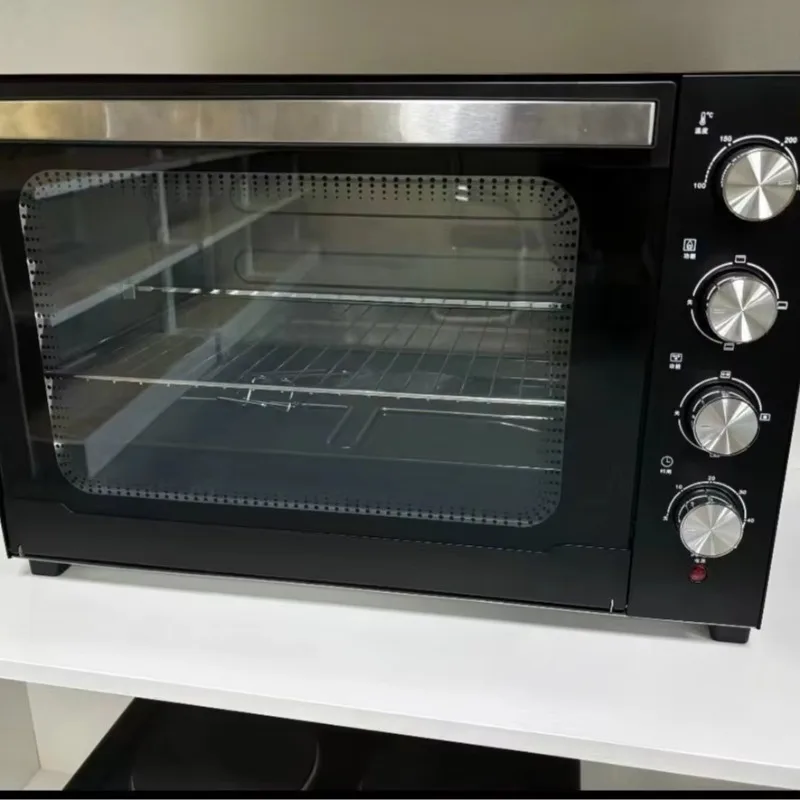Large Capacity 48L Stainless Steel Electric Air Oven New Design 2000 Watt Multifunctional Toaster Pizza Air Oven Baking