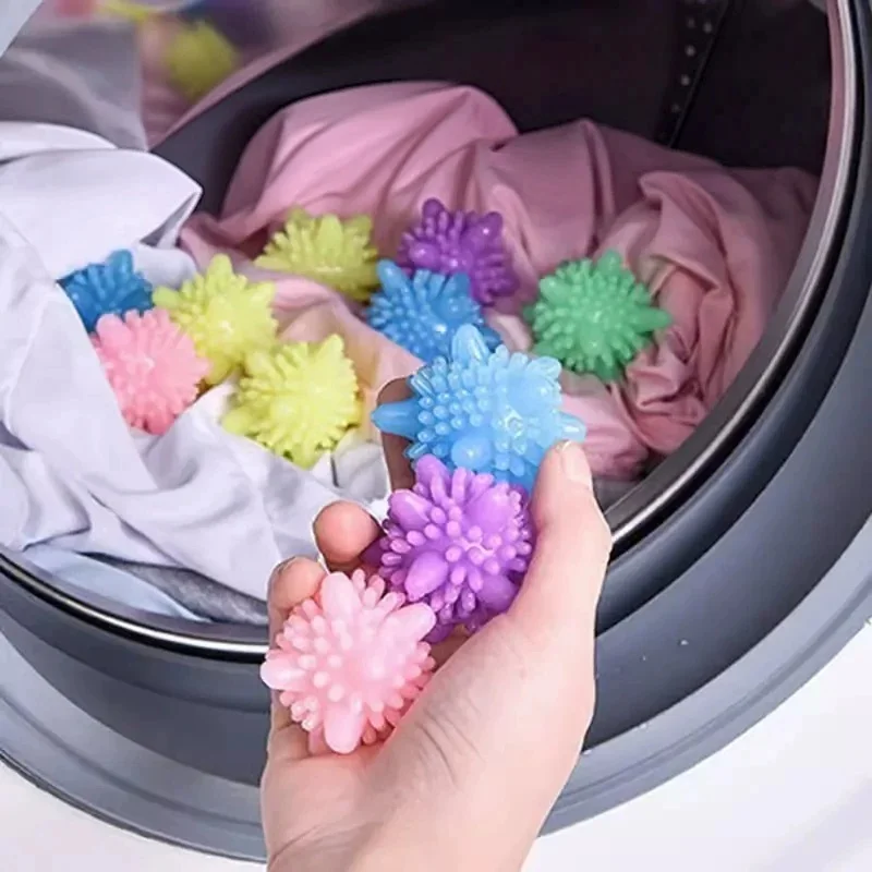 Reusable Laundry Balls Anti-Tangle Washing Machine Ball PVC Clothes Cleaning Ball Laundry Accessory