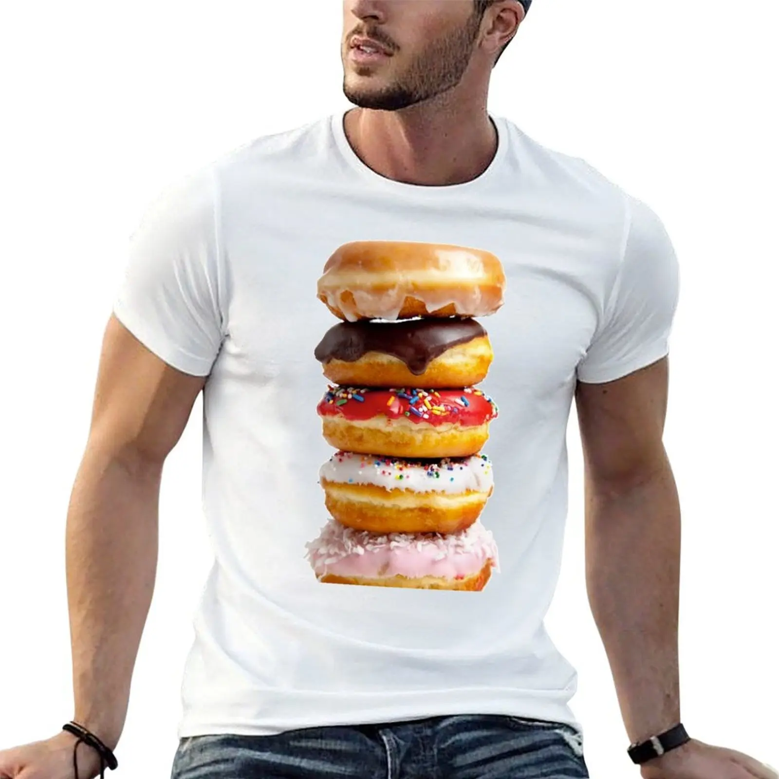 DONUT STACK T-Shirt sublime blue lock mens designer t shirt