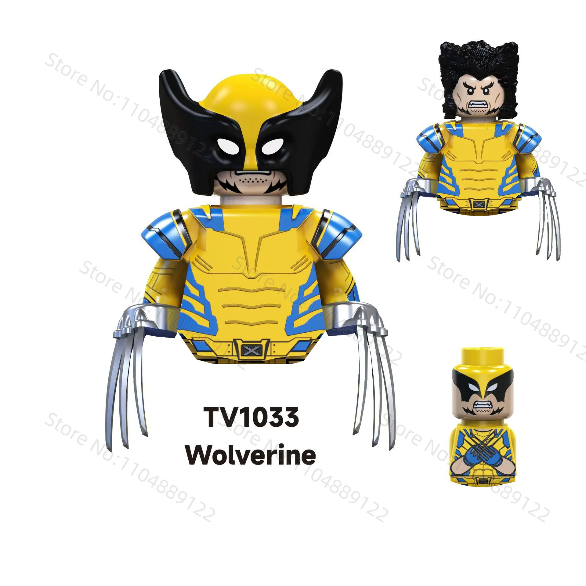 Neue Marvel-Produkte humanoide Puppen Thor Iron Man Homelander Billy Butcher Bausteine Kindertagsgeschenke Geburtstagsspielzeug