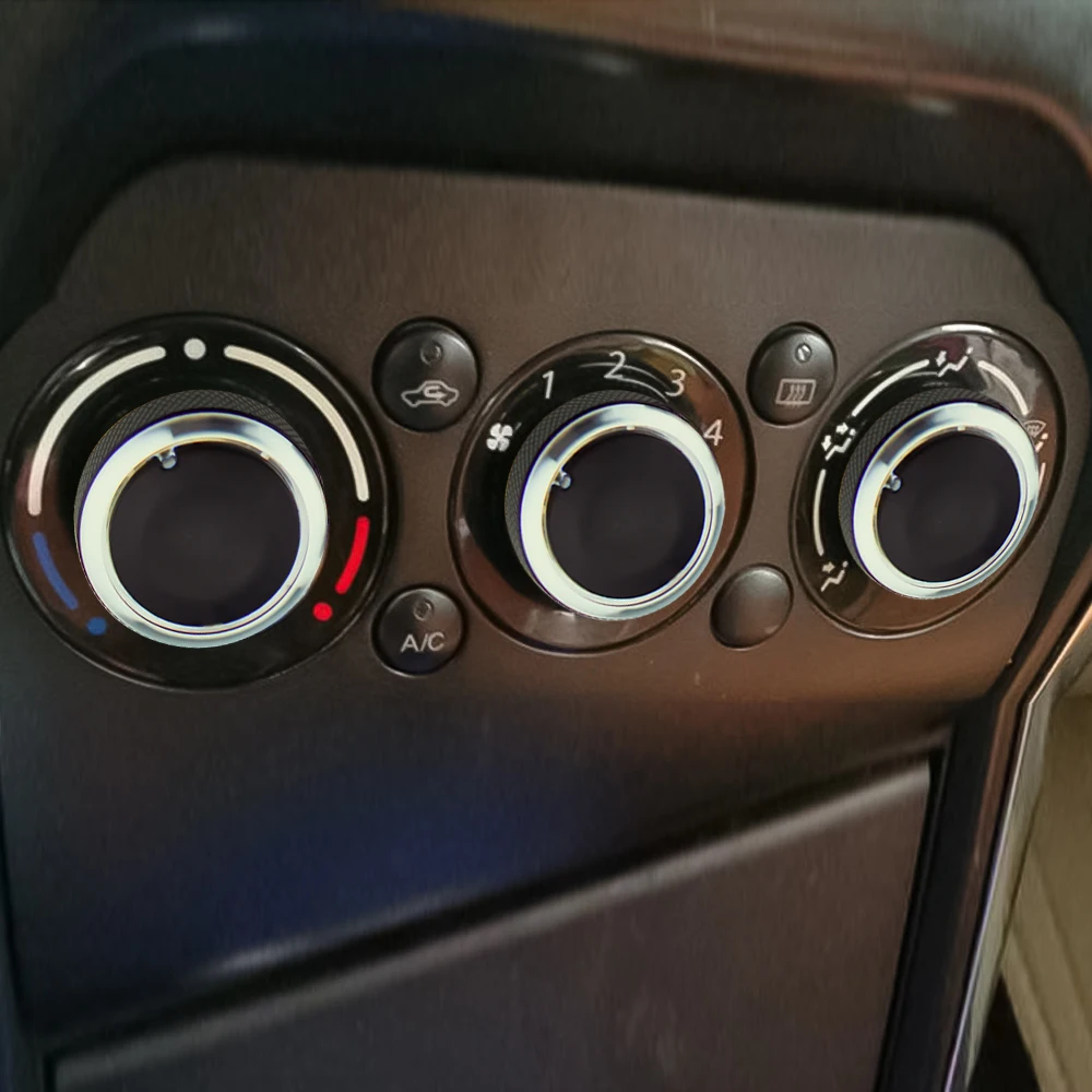 3Pcs Car AC Knob Air Conditioning Knobs Heat Control Switch Button Knob for Suzuki Swift Ciaz Splash Mazda VX-1 ERTIGA
