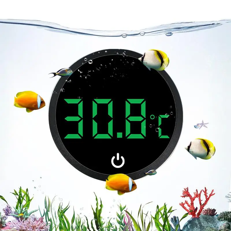 Aquarium Thermometer Aquarium Thermometer LCD Digital External Thermometer Fish Tank Thermometers for Aquariums Glass Containers