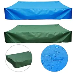 Sandbox Cover Sand Pit Square Waterproof Oxford Cloth Dust Cover Dustproof Protection With Drawstring Garden Sandpit Cover