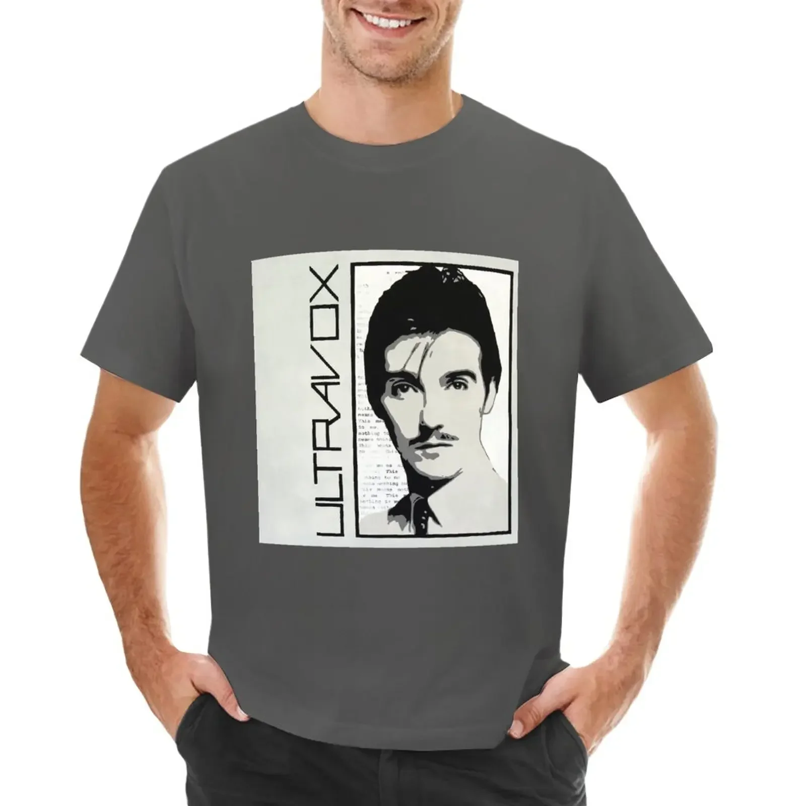 Ultravox (Midge Ure) - plain anime Short sleeve tee shirts graphic tees sweat shirts, men  Vienna T-Shirt  men clothing